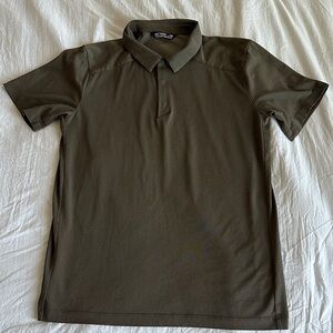 Arc'teryx Men’s Dark Olive Polo Shirt